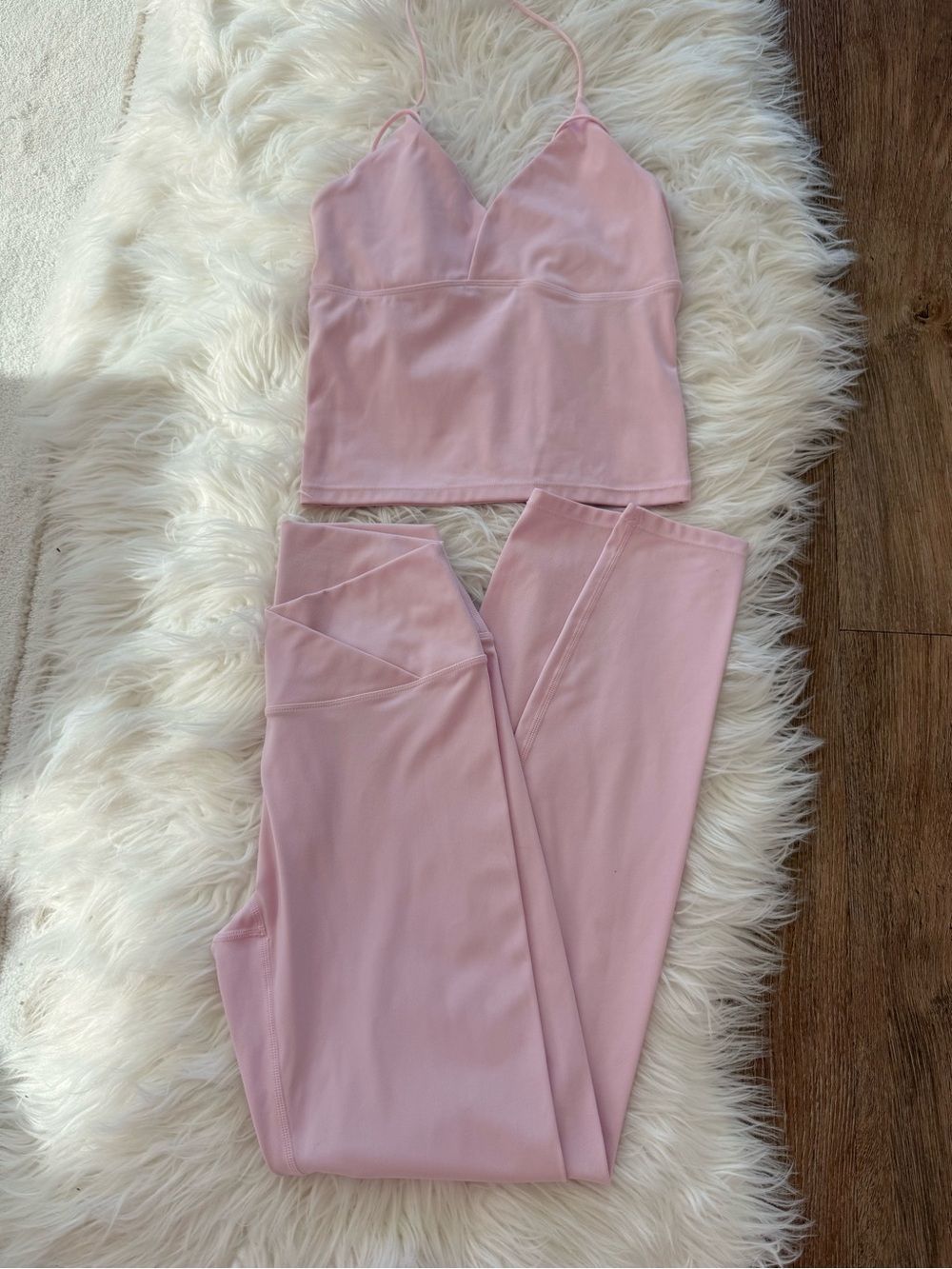 Women’s Pink Two-Piece activewear Set